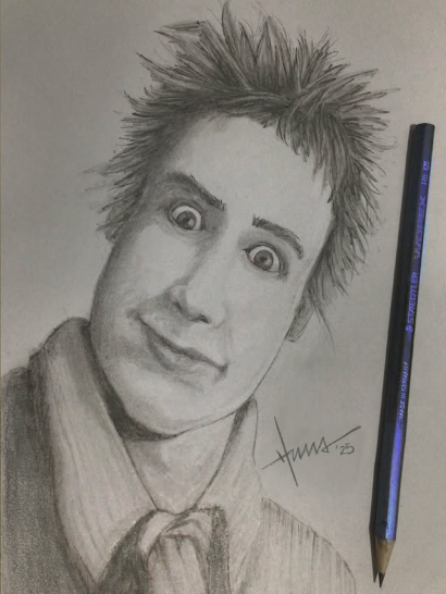 Caricatura em grafite